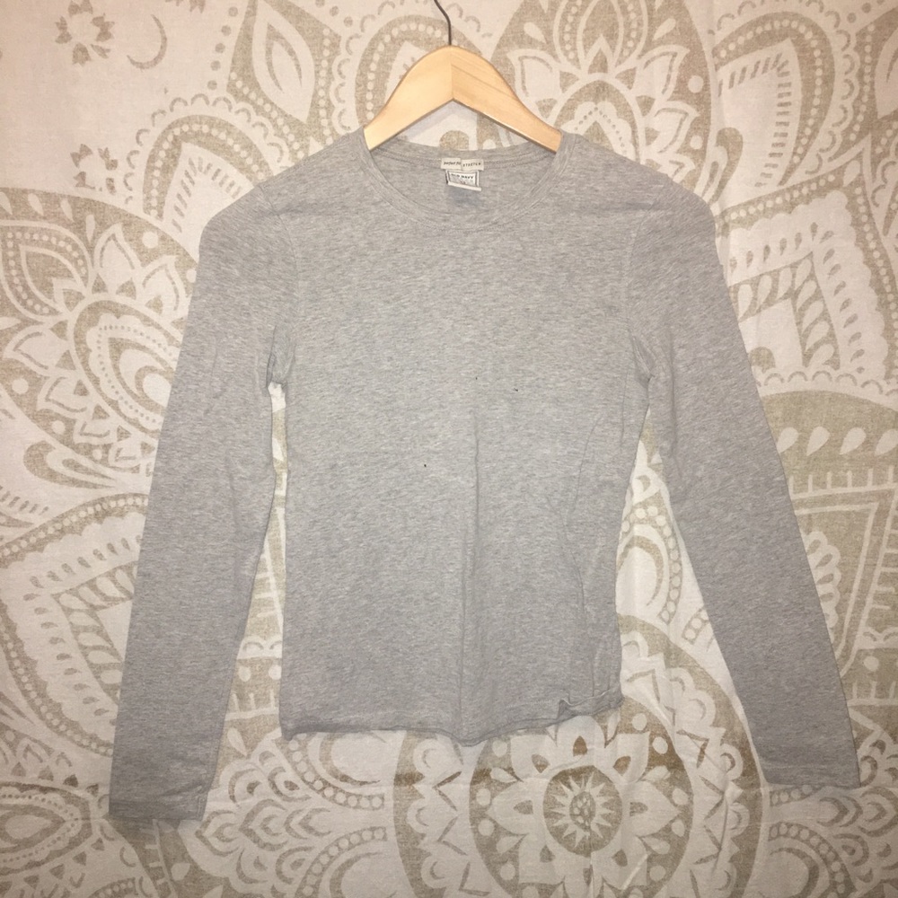 Gray Long Sleeve Shirt